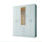 Guarda Roupa Gold 5 Portas 3 Gavetas Com Espelho Reflex Santo