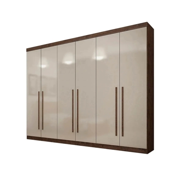 Guarda-roupa Gramado 6 Portas Móveis Valverde - Canion Soft C