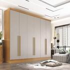 Guarda Roupa Gramado 6 Portas Móveis Valverde Cinamomo Off Wh