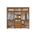 Guarda Roupa Grande Com Espelho Freijó Off White Gildor Shop