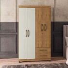 Guarda Roupa Grécia 4 Portas E 2 Gavetas Com Chave L01 - Amar