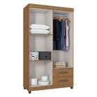 Guarda Roupa Grécia 4 Portas E 2 Gavetas Com Chave L01 - Amar