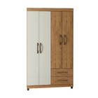 Guarda Roupa Grécia 4 Portas E 2 Gavetas Com Chave L01 - Amar