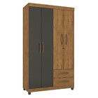 Guarda Roupa Grécia 4 Portas E 2 Gavetas Com Chave L01 - Amar