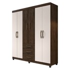 Guarda Roupa Grécia 6 Portas E 3 Gavetas Com Chave L01 - Amar