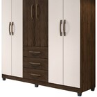 Guarda Roupa Grécia 6 Portas E 3 Gavetas Com Chave L01 - Amar