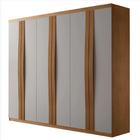 Guarda Roupa Grecia Casal 6 Portas 2 Gavetas Rufato Cor Natur