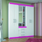 Guarda Roupa Havana Star 5.3 Com Espelho - 4 Portas, 3 Gaveta