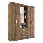 Guarda Roupa Havana Star 5.3 Com Espelho - 4 Portas, 3 Gaveta