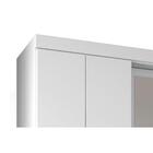 Guarda Roupa Havana Star C/5 Portas Pés E Espelho Castanho