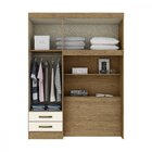 Guarda Roupa Henn 4 Portas 2 Gavetas Ponte