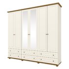 Guarda Roupa Henn 6 Portas 6 Gavetas Atacama Com Espelho