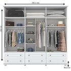 Guarda Roupa Henn D240 Atacama 06 Portas