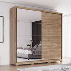 Guarda Roupa Henn Orleans 2 Portas Correr Com Espelho