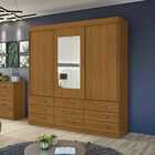 Guarda Roupa Hércules 3 Portas Com 1 Espelho 9 Gavetas Lopas