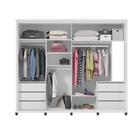 Guarda-Roupa Holanda II RV 2 Portas com Espelho - Branco