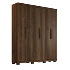 Guarda-roupa Ibiza 6 Portas 4 Gavetas Imbuia