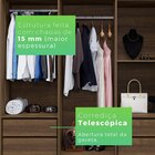 Guarda-roupa Ibiza 6 Portas 4 Gavetas Imbuia/off White