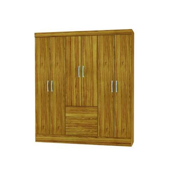 Guarda Roupa Ideal 6 Portas Nature - Vlr