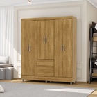 Guarda Roupa Ideal 6 Portas Plus Nature – Vila Rica Móveis