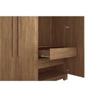 Guarda-roupa Imaginare New 06 Portas Com Espelho Jatobá