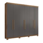 Guarda-roupa Imaginare New 06 Portas Com Pés Jatobá