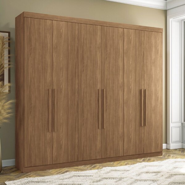 Guarda-roupa Imaginare New 06 Portas Jatobá