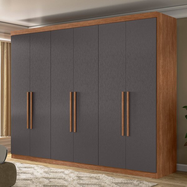 Guarda-roupa Imaginare New 06 Portas Jatobá