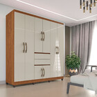 Guarda Roupa Imop 8 Portas Master Com Pés