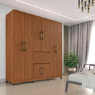 Guarda Roupa Imop 8 Portas Master Com Pés