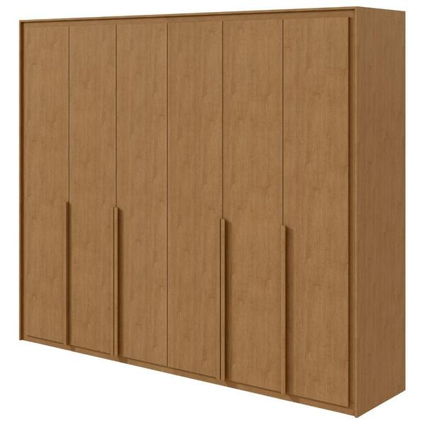 Guarda Roupa Imperatore 6 Portas 6 Gavetas Lopas Amêndoa