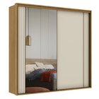 Guarda-roupa Imperium 2 Portas Com Espelho Freijó/off White