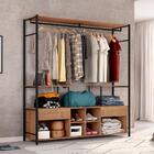 Guarda Roupa Industrial Com 1 Porta Adelaide Preto Demolição