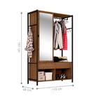 Guarda Roupa Industrial Com 1 Porta Brisbane Preto Demolição