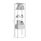 Guarda Roupa Industrial Nami Modular Preto