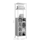 Guarda Roupa Industrial Nico Robin Modular Branco