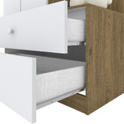 Guarda Roupa Infantil 02 Portas 02 Gavetas Amarelinha Henn