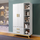 Guarda-roupa Infantil 02 Portas 02 Gavetas E 05 Nichos Talles