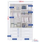 Guarda-roupa Infantil 02 Portas De Correr Com Espelho Carross