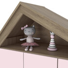 Guarda Roupa Infantil 03 Portas 02 Gavetas Casinha Henn