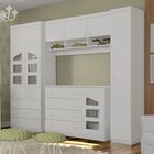 Guarda-roupa Infantil 100% Mdf 2 Portas 3 Gavetas Eloísa Bran