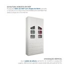 Guarda-roupa Infantil 100% Mdf 2 Portas 3 Gavetas Eloísa Bran