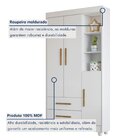 Guarda Roupa Infantil 100% Mdf Flocos 3 Portas 2 Gavetas Flex