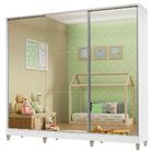 Guarda Roupa Infantil 100% Mdf Madesa Logan 3 Portas De Corre