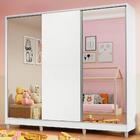 Guarda Roupa Infantil 100% Mdf Madesa Logan 3 Portas De Corre