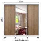 Guarda Roupa Infantil 100% Mdf Madesa Logan 3 Portas De Corre