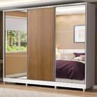 Guarda Roupa Infantil 100% Mdf Madesa Logan 3 Portas De Corre