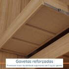 Guarda-roupa Infantil 200x136cm 3 Portas Oliver Yescasa Olmo