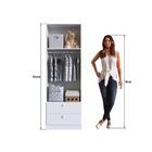 Guarda Roupa Infantil 2 Portas 2 Gavetas Aconchego La008 Bran