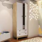 Guarda Roupa Infantil 2 Portas 2 Gavetas Favo De Mel Fm005 It